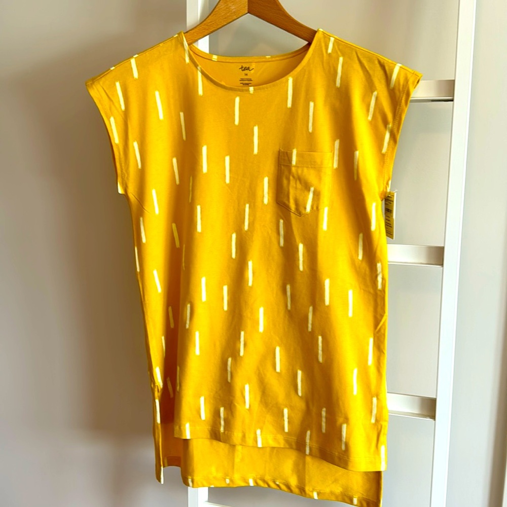 Tea Collection Bengal Ikat pocket tunic - new with tags